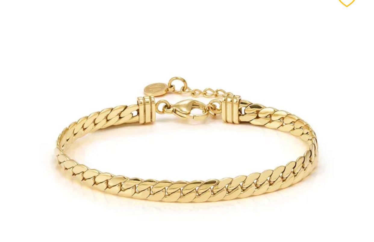 ECCLECTICA BRACELET, FLAT CHAIN
