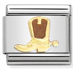 030242/48 Classic S. Steel, Enamel. 18Ct Boots