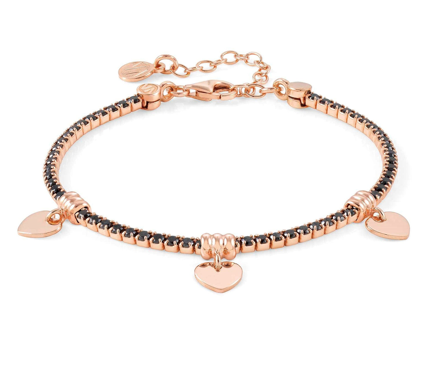 148600/002 CHIC&CHARM bracelet ,925 silver & CZ,Rose Gold Heart