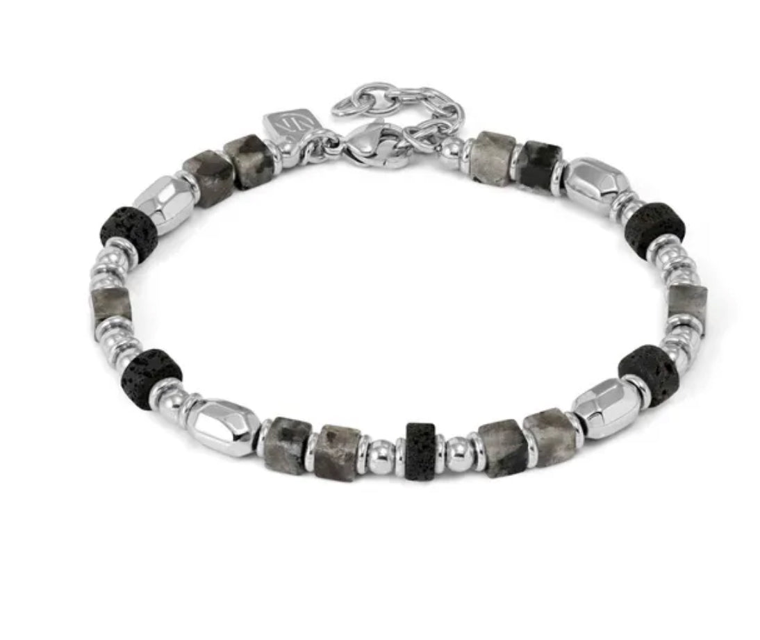 027936 094 INSTINCTSTYLE INFINITY BRACELET, COLOURED BLOCK STONES