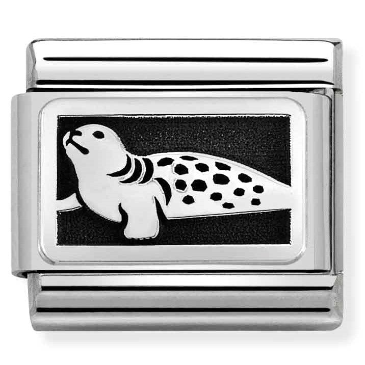 330111/36 Classic PLATES steel & 925 silver, Seal