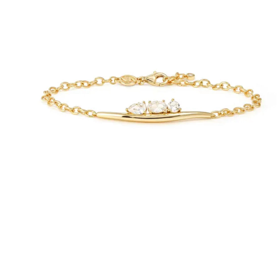 242803/012 MY REBEL ART BRACELET WHITE CZ
