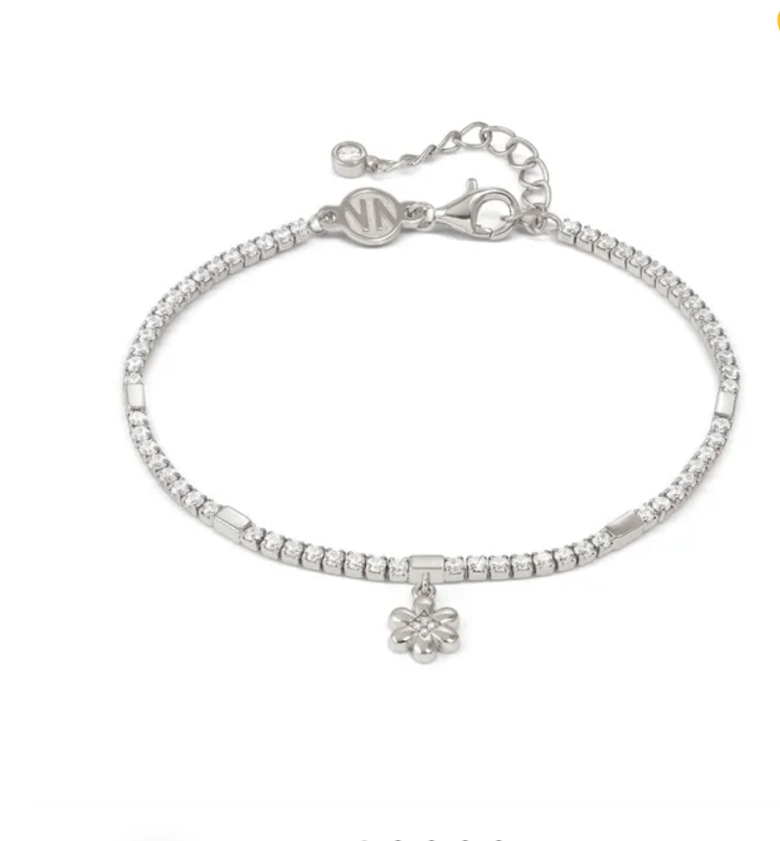 242302 010 PETIT SPARKLE TENNIS BRACELET, FLOWER