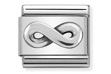 330101/21 CLASSIC SILVER OXIDIZED INFINITY