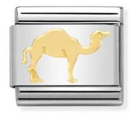 030112/34 Classic S/steel,bonded yellow gold Camel