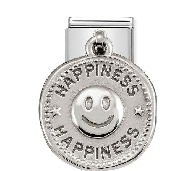 331804/05 Classic CHARMS WISHES steel & silver 925 HAPPINESS