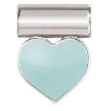 SeiMia SYMBOLS,925 silver & enamel Heart Turquoise 147118/002