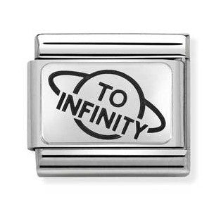 330109/24 Classic,S/Steel,925 silver. to infinity
