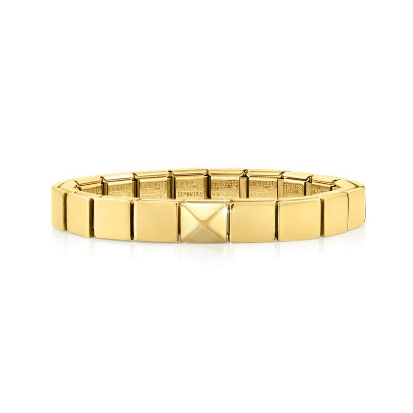 239103/01 GLAM bracelet, 1 symbol, YELLOW GOLD finish Large pyramid