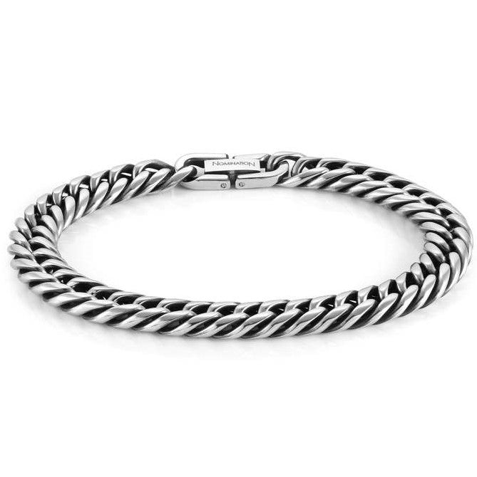 BEYOND bracelet, SMALL steel & PVD Fin, Vintage.MED. 028902/036