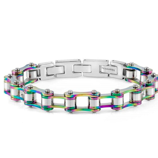 BEYOND LARGE steel bracelet BIKE.Ch Multi-col. 028919/007