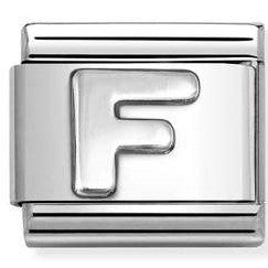 330113/06 Classic LETTER F S/steel. 925 silver