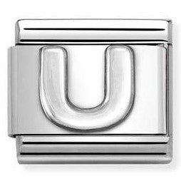 330113/21 Classic LETTER U S/steel. 925 silver
