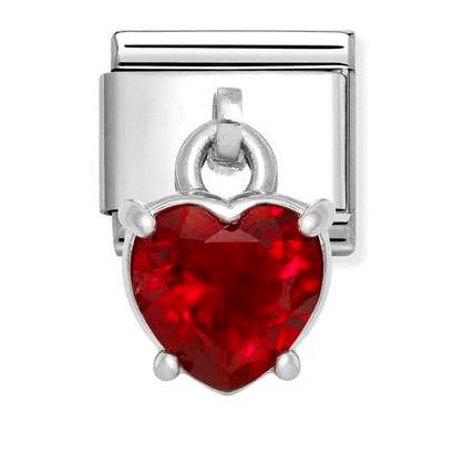 331812/13 Classic CHARMS CZ steel, 925 silver