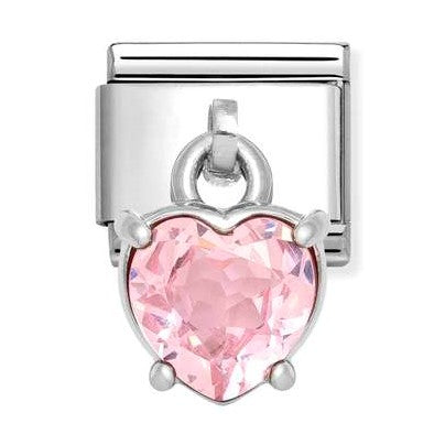 331812/14 Classic CHARMS CZ steel, 925 silver