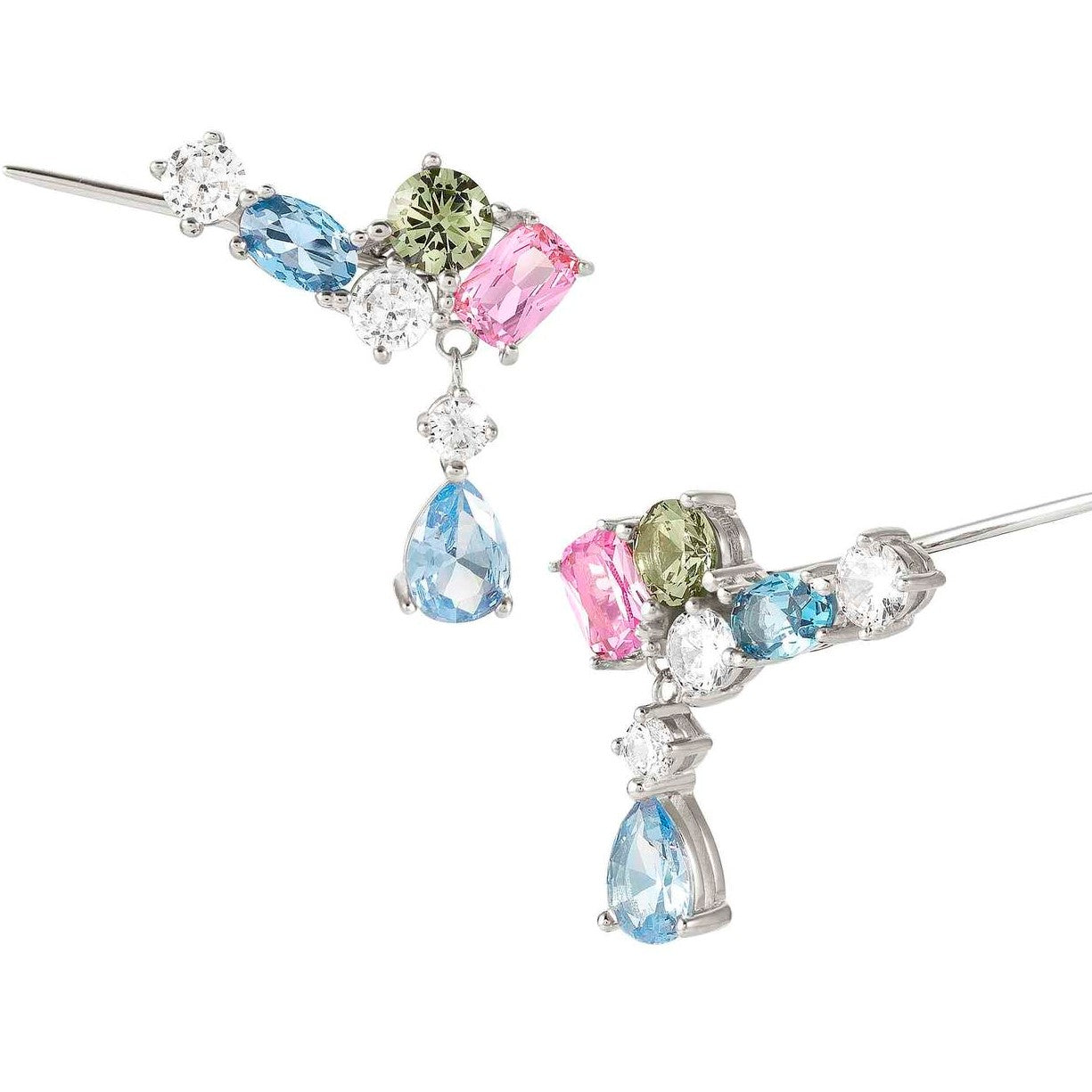 COLOUR WAVE 925 Silver Climber Earring 149828/010