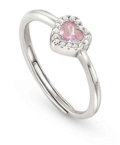 ALLMYLOVE ring,925 silver, CZ PINK 240300/002