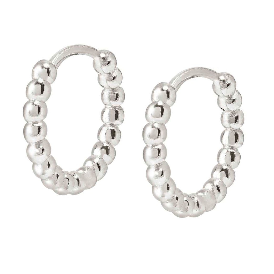 LOVECLOUD earrings in 925 sterling silver CIRCLE Silver