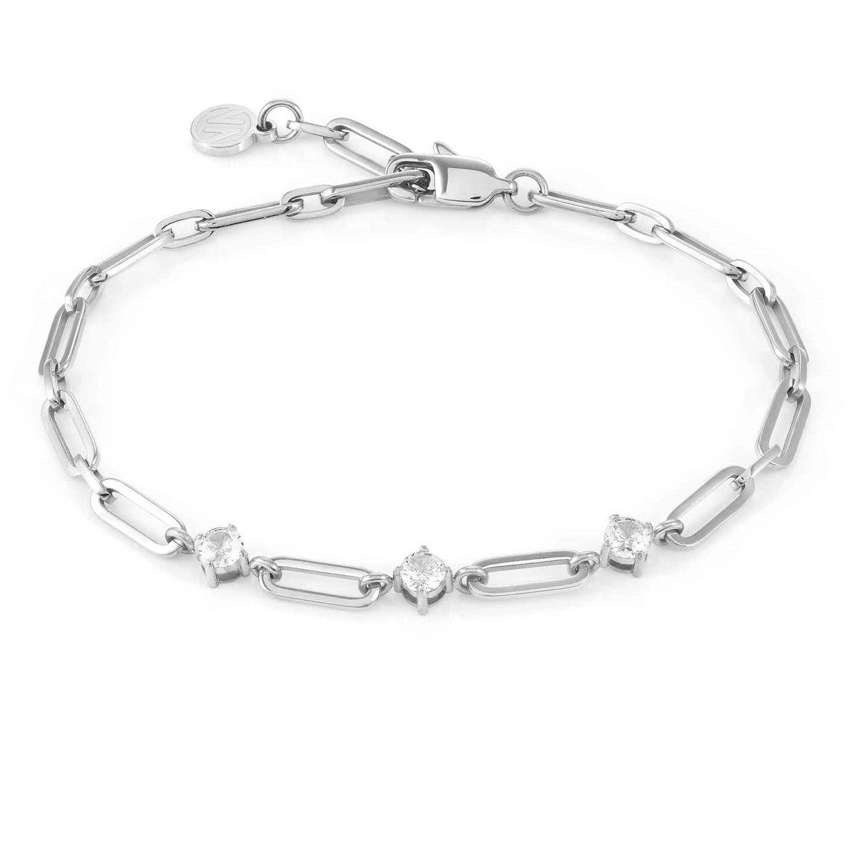 CHAINSOFSTYLE bracelet,steel,cz Steel 029400/001