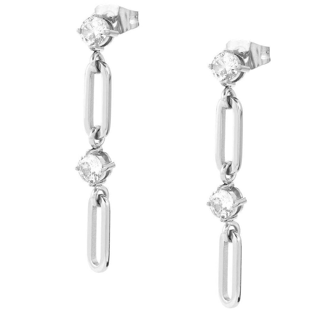 CHAINSOFSTYLE earrings,steel,PENDANT cz 029404/001