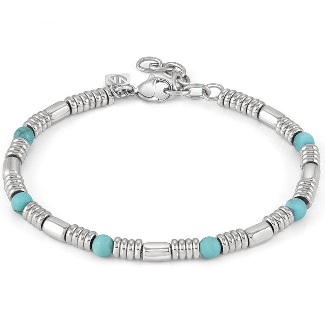 INSTINCTSTYLE bracelet ed. STONES steel, TURQUOISE