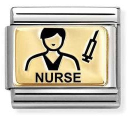 030166/49 Classic steel 18k gold Man nurse