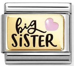 030289/05 Classic steel, enamel, 18k gold Big Sister