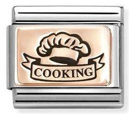 430111/25 Classic steel, 9k rose gold Cooking