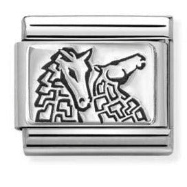 330111/51 Classic PLATES steel and 925 Silver Kelpies