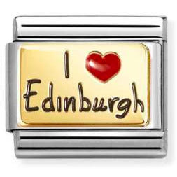 030231/70 Classic 18ct Gold & Steel I Love Edinburgh