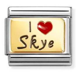 030231/72 Classic 18ct Gold & Steel I Love Sky