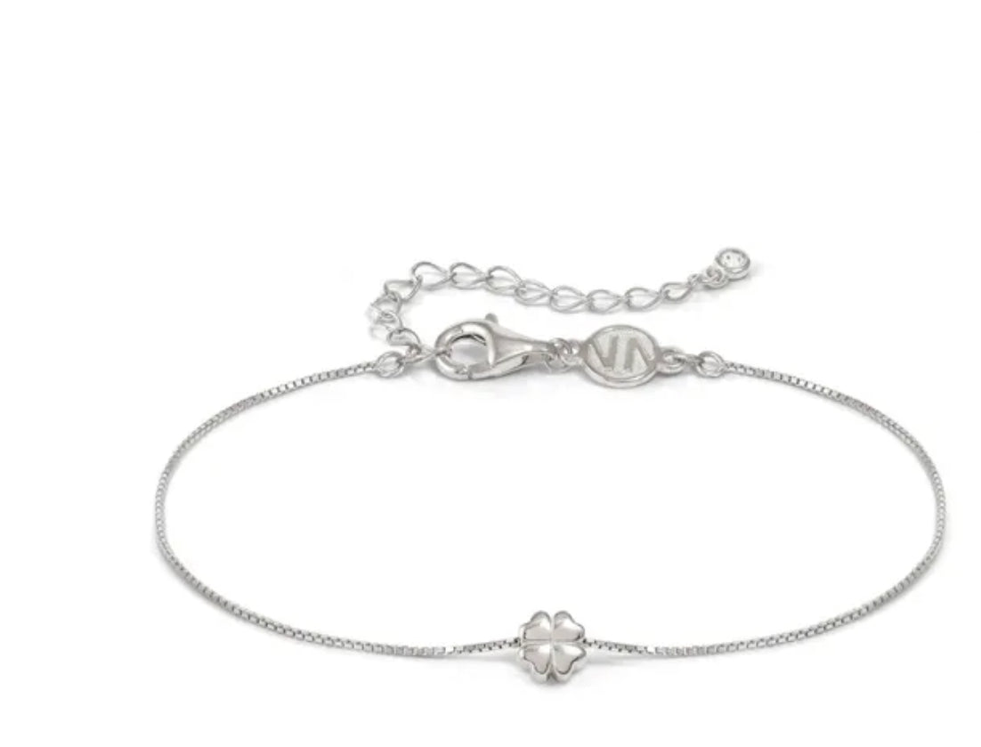 241302 001 ARMONICA BRACELET WITH FOUR-LEAF CLOVER
