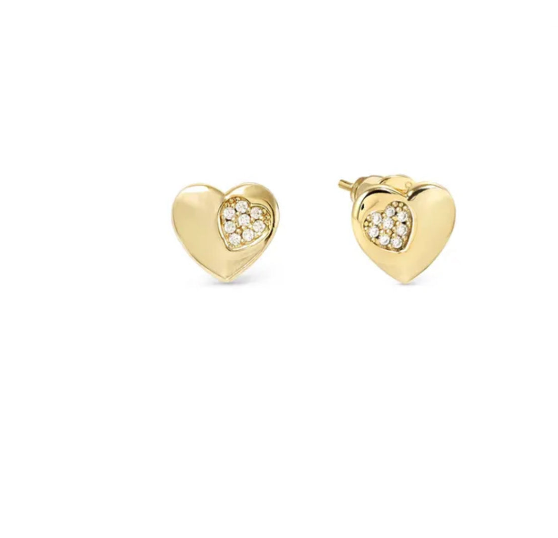 242304 006 PETIT SPARKLE EARRINGS, HEART