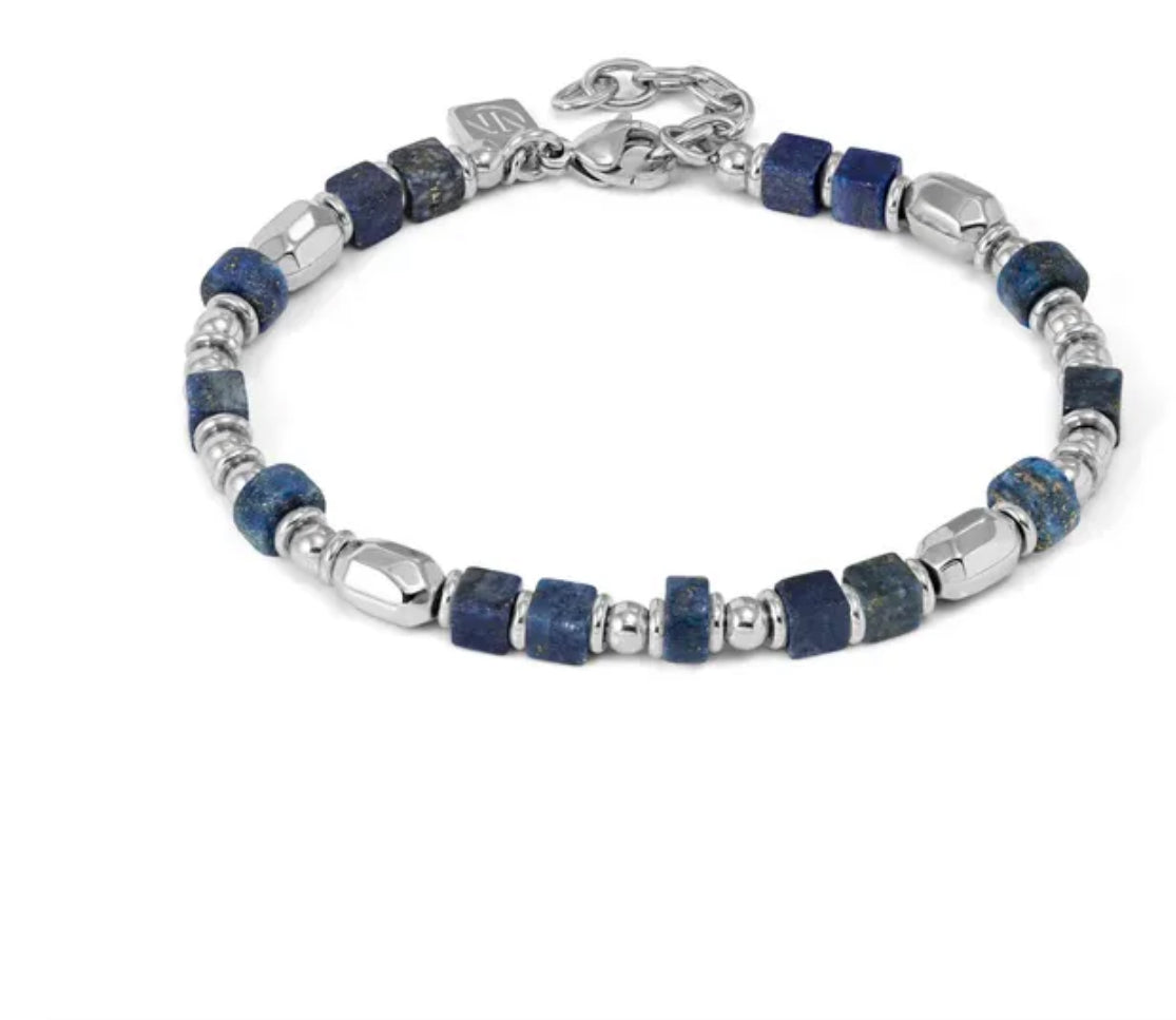 027936 034 INSTINCTSTYLE INFINITY BRACELET, COLOURED BLOCK STONES