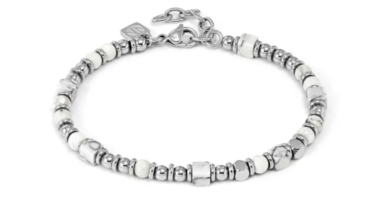 027935 048 INSTINCTSTYLE INFINITY BRACELET, COLOURED STONE
