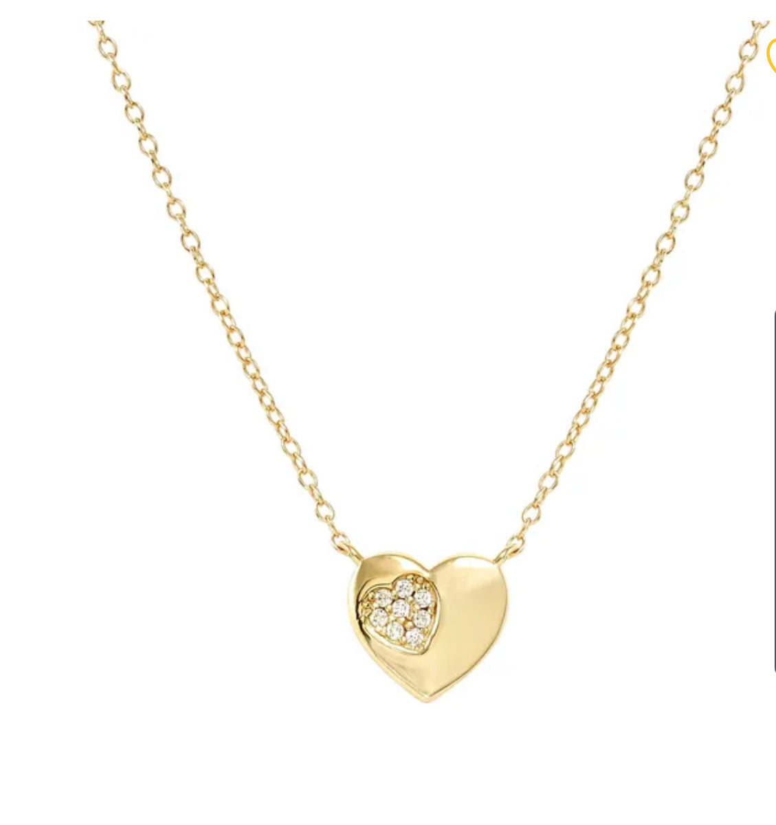 242303 006 PETIT SPARKLE NECKLACE, HEART