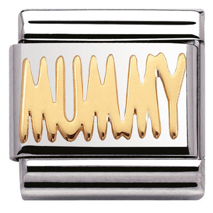 030107/21 Classic Writing, S/Steel, bonded yellow gold Mummy