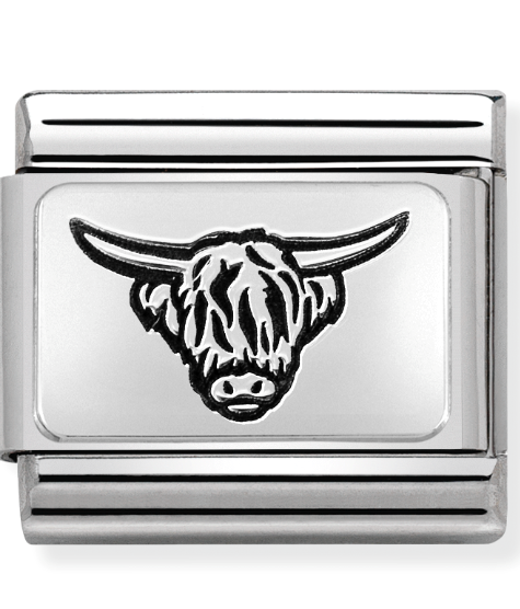 330111/35 Classic 925 Silver Highland Cow