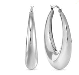 134320 001 ECCLECTICA EARRINGS, HOOP, LARGE
