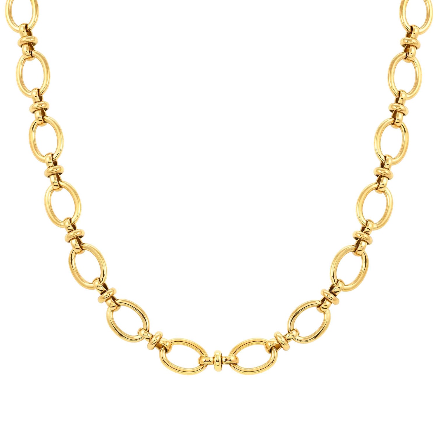AFFINITY necklace, steel Yellow Gold 028604/012