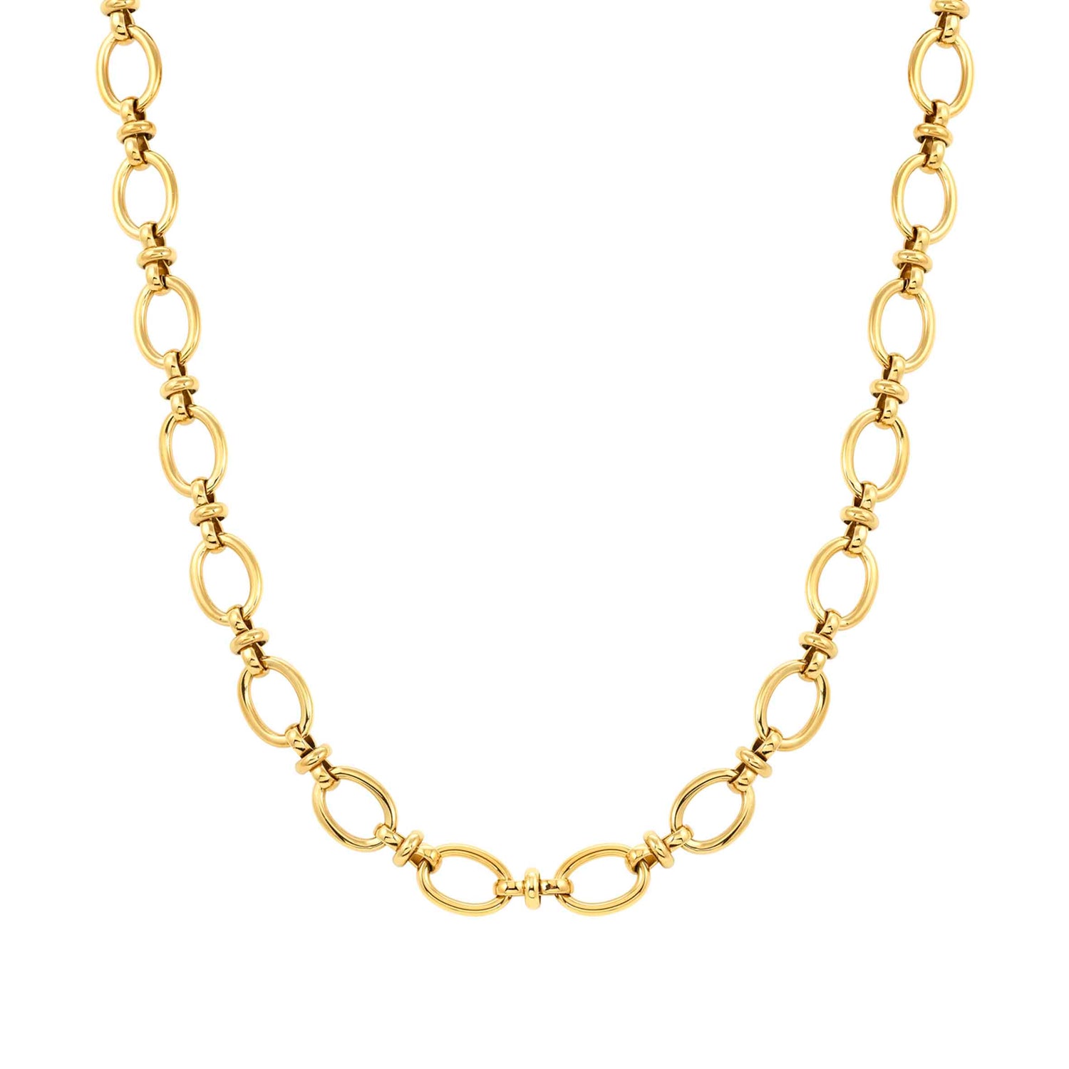 AFFINITY steel necklace (LONG) Yellow Gold 028605/012