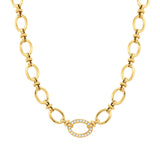 AFFINITY necklace,steel, cz Yellow Gold 028606/012