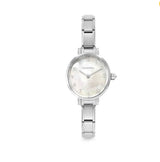 076038/008 PARIS OVAL WATCH MOTHER OF PEARL DIAL