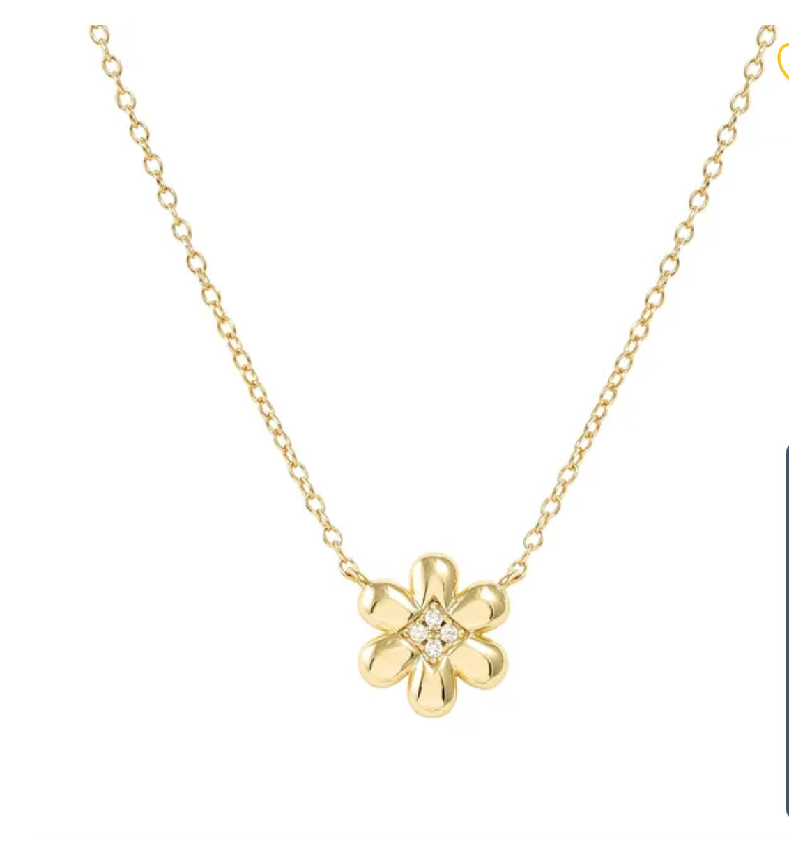 242303 012 PETIT SPARKLE NECKLACE, FLOWER