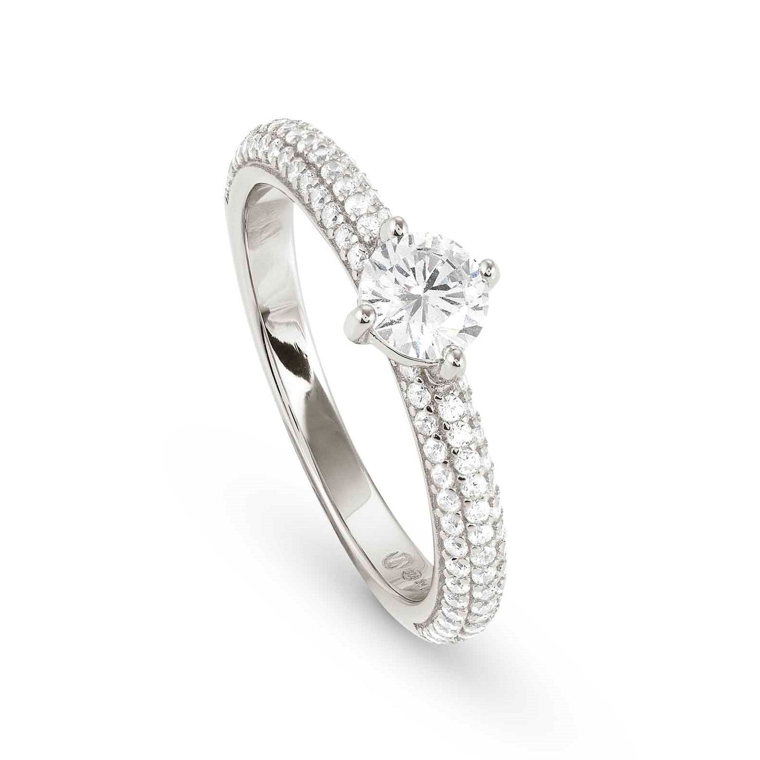 AUREA ring  925 silver,CZ White Size 15 145700/010/006