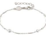 BELLA bracelet ed,DETAILS,925 silver,CZ,Fantasy chain 146684/035