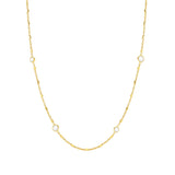 BELLA series ed,DETAILS,925 silver,CZ,GOLD ,Mixed Chain 146687/034