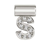 147115/019 SeiMia Letter S 925 Silver + CZ