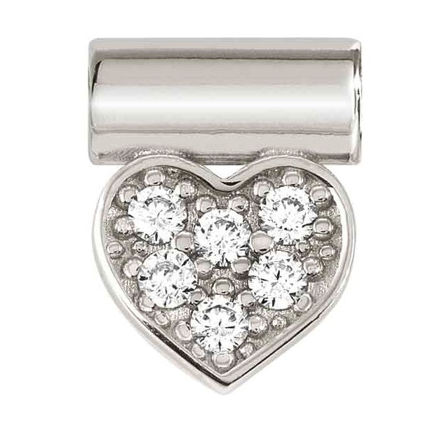 147116/022 SeiMia 925 Silver Heart + Cz