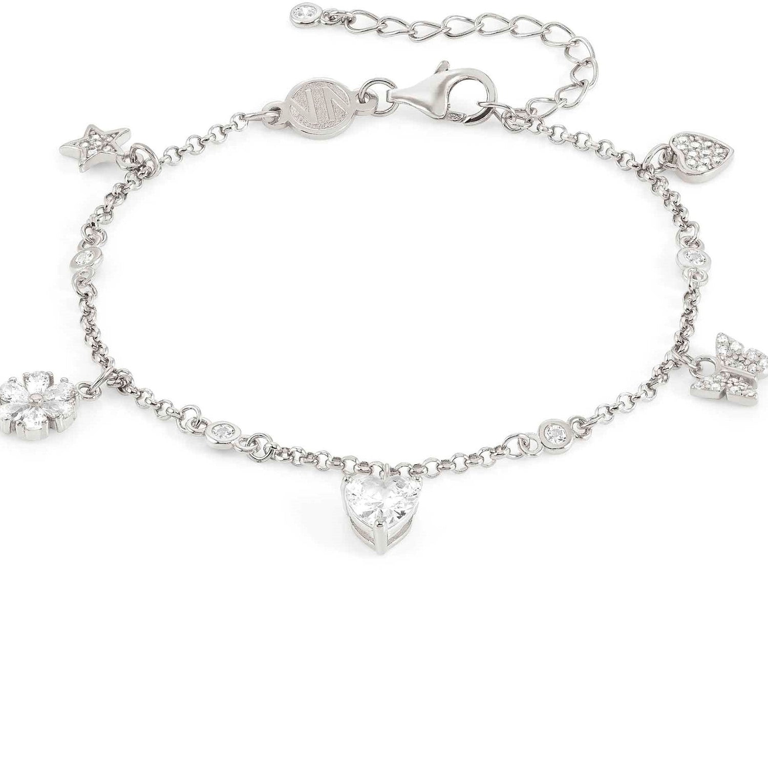 SWEETROCK bracelet ed. NATURE  925 silver, CZ,  (RICH) Mixed Silver 148038/046